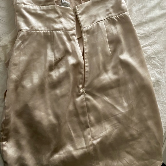 Selfie Leslie Come What May Pintuck Champagne Dress - Picture 3 of 6